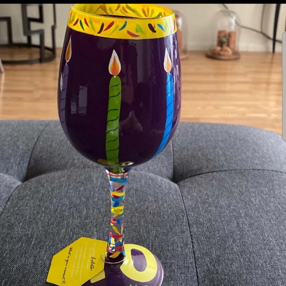 LOLITA 40 Something Wine Glass